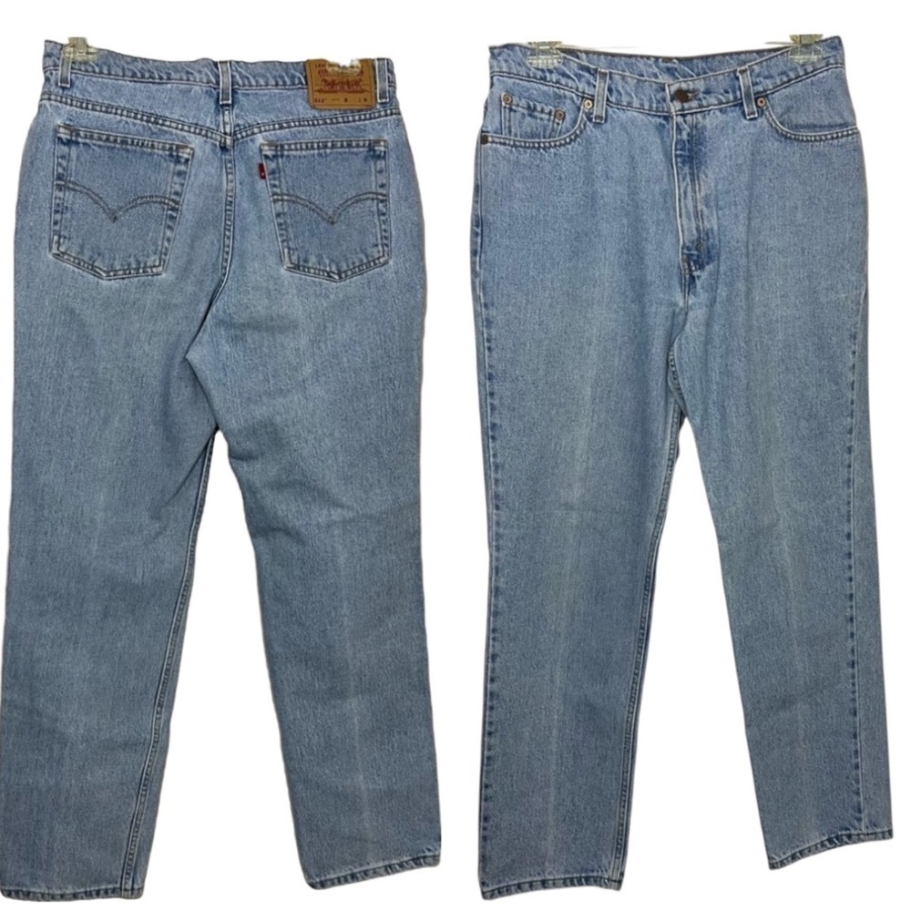Vintage Levis Y2K Red Tab Straight Leg Mom Jeans Made in 1998 Tapered High Waist